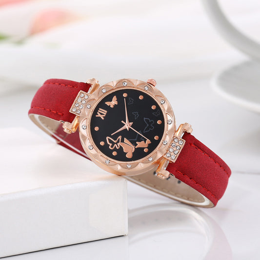 Butterfly Casual Versatile Ladies Belt Watch