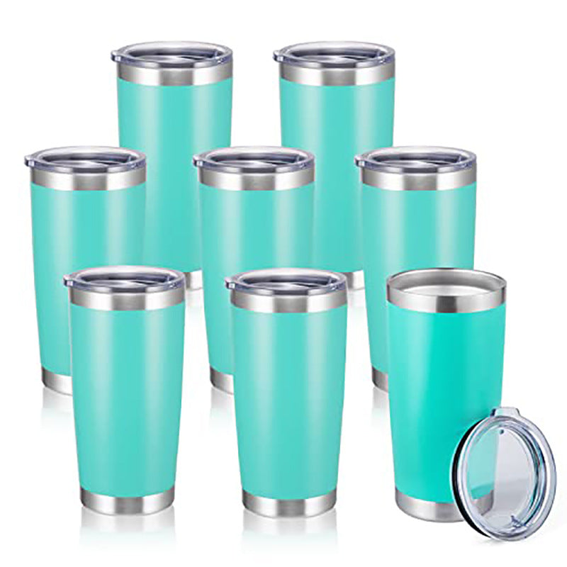 20Oz spray thermos cup straw cup