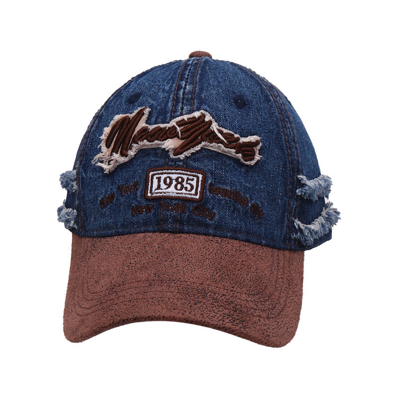 Vintage Washed Denim Cap