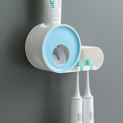 Toothbrush Holder Automatic Toothpaste Dispenser