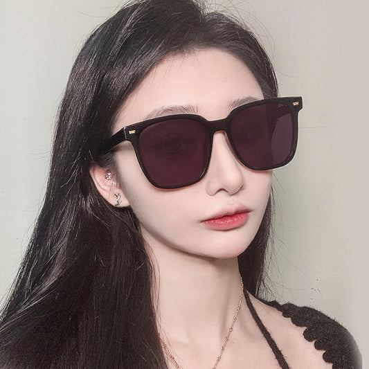 Black Frame Sunset Gradient Sunglasses