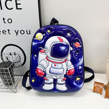 Cute eggshell bag kindergarten baby school bag