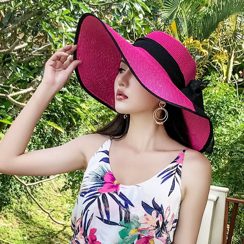 Summer Beach Wide-Brim Sun Hat