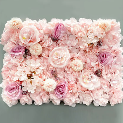 Rose Hydrangea Artificial Flower Wall Wholesale