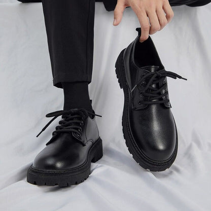 Waterproof Black Business Work Shoes