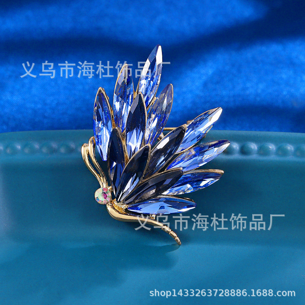 Crystal Bee Brooch