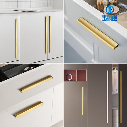 Drawer cabinet copper handle