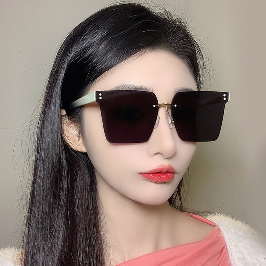 New Frameless Retro Sunglasses