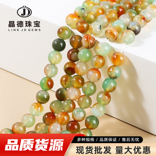 Peacock agate loose beads