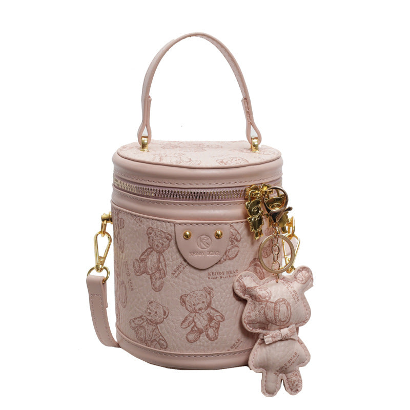 High-end fashion portable bucket bag