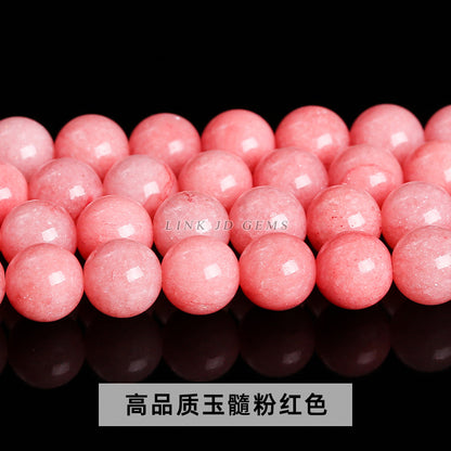 Color jade beads DIY jewelry accessories wholesale