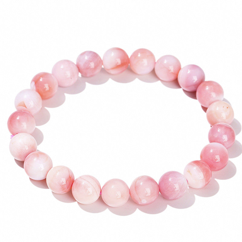 Natural optimized rouge agate bracelet