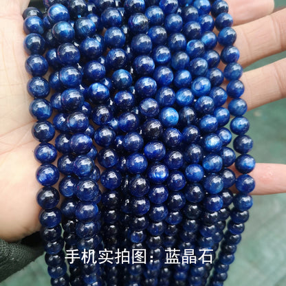 Grade A kyanite loose beads crystal round beads