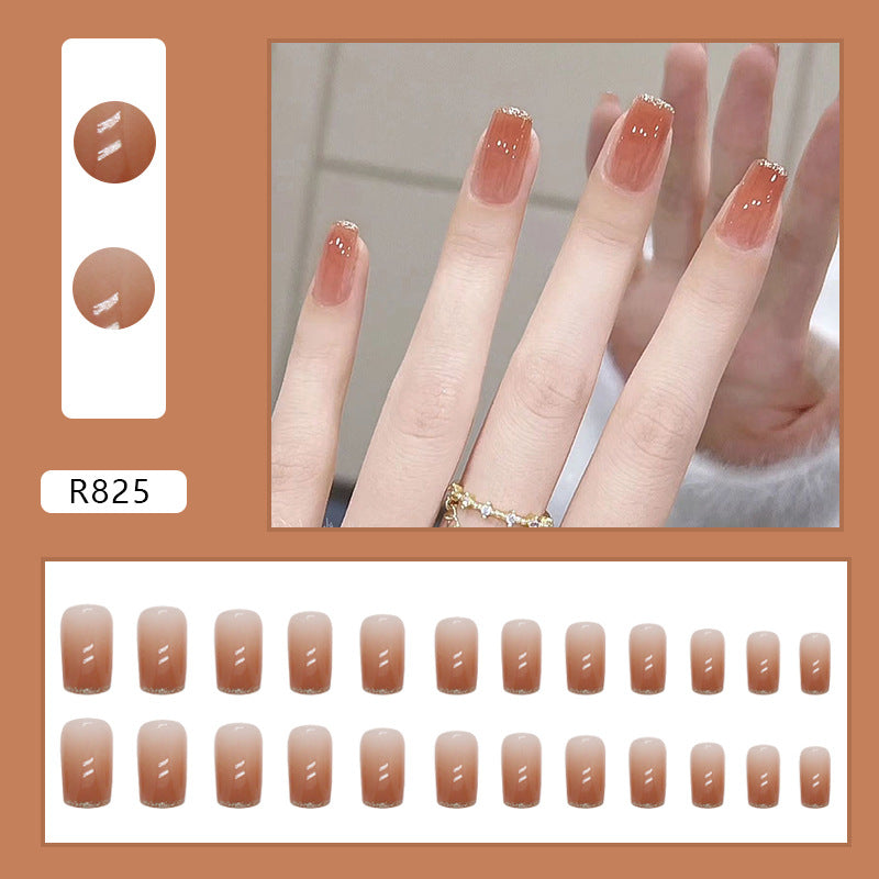 Fall Sweet Cute Wearable Fake Nails