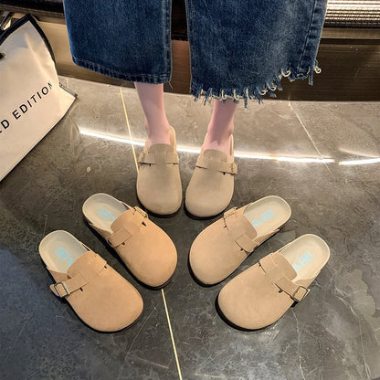 Thick-bottomed Bocken Baotou Half Slippers fashion