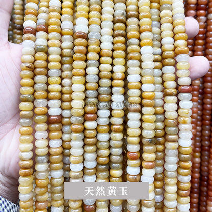 8 * 4Mm natural stone chalcedony abacus beads loose beads