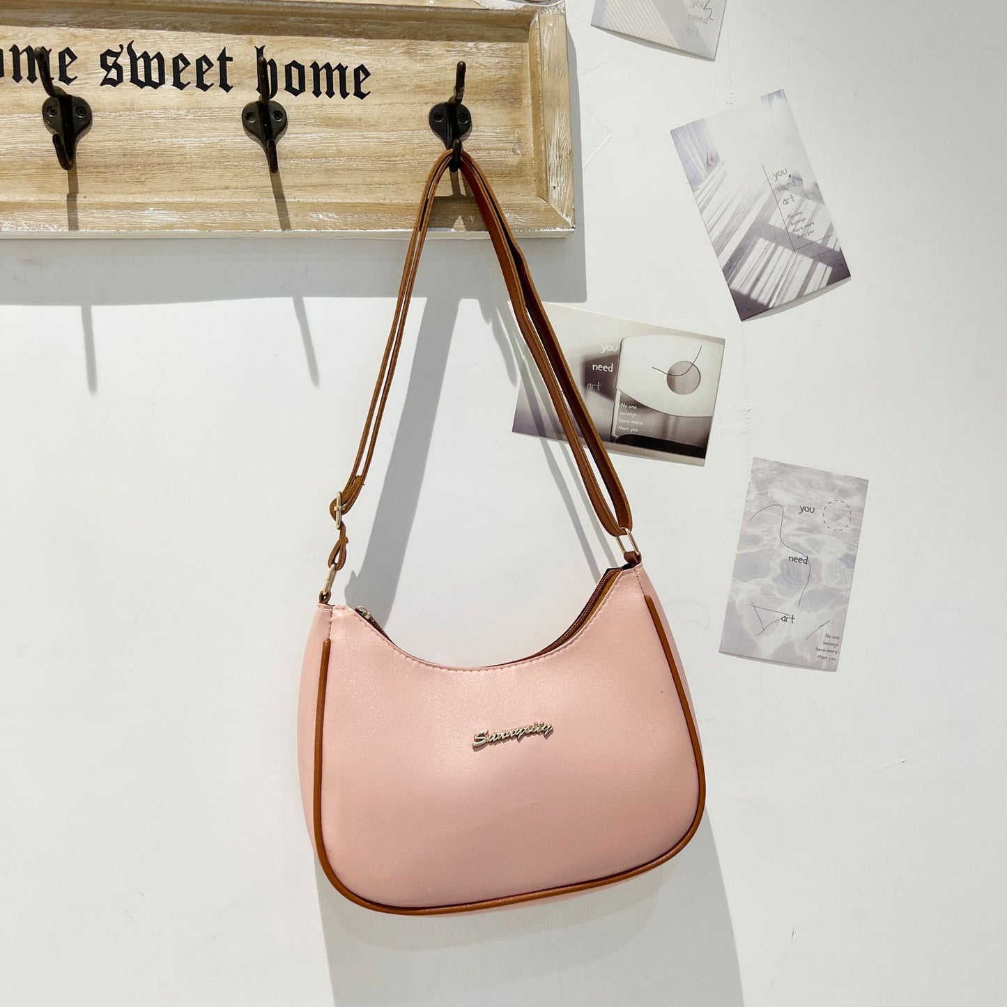 Colored Underarm Bag Shoulder Bag