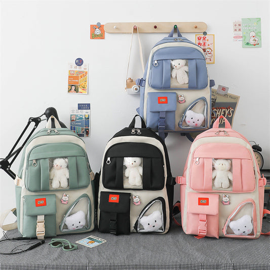 Schoolbags men and women large capacity backpack wholesale