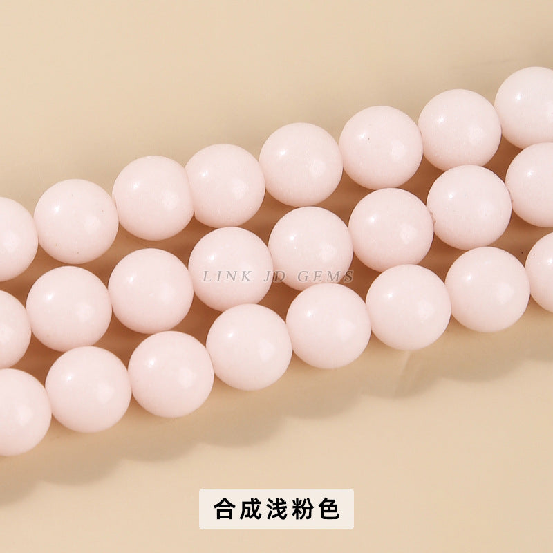 Luminous stone loose beads fluorescent stone beads