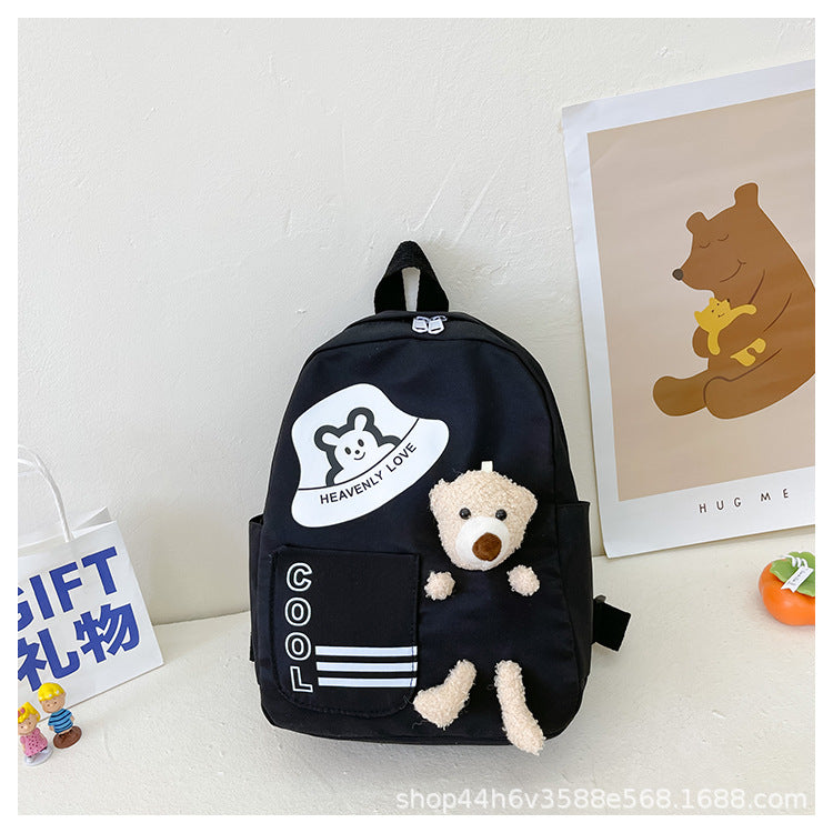 Korean version of bear primary school student backpack