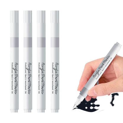 White acrylic highlight marker