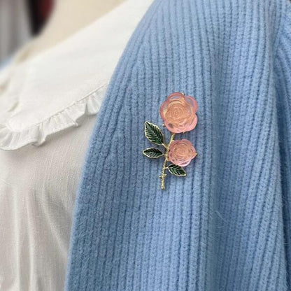 Rose Rose Brooch