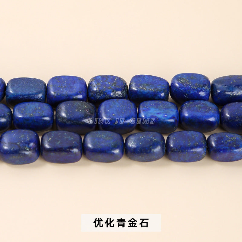 8 * 12Mm powder crystal agate rounded square loose beads