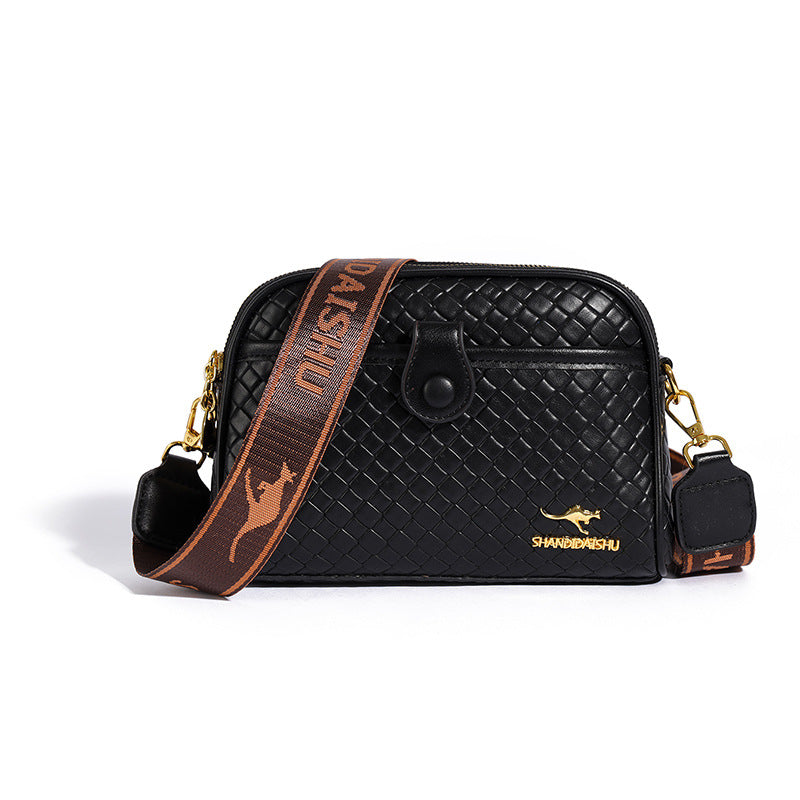 Classic woven pattern bag women