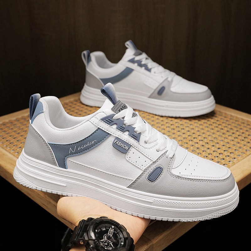 Leather Lightweight White Sneakers