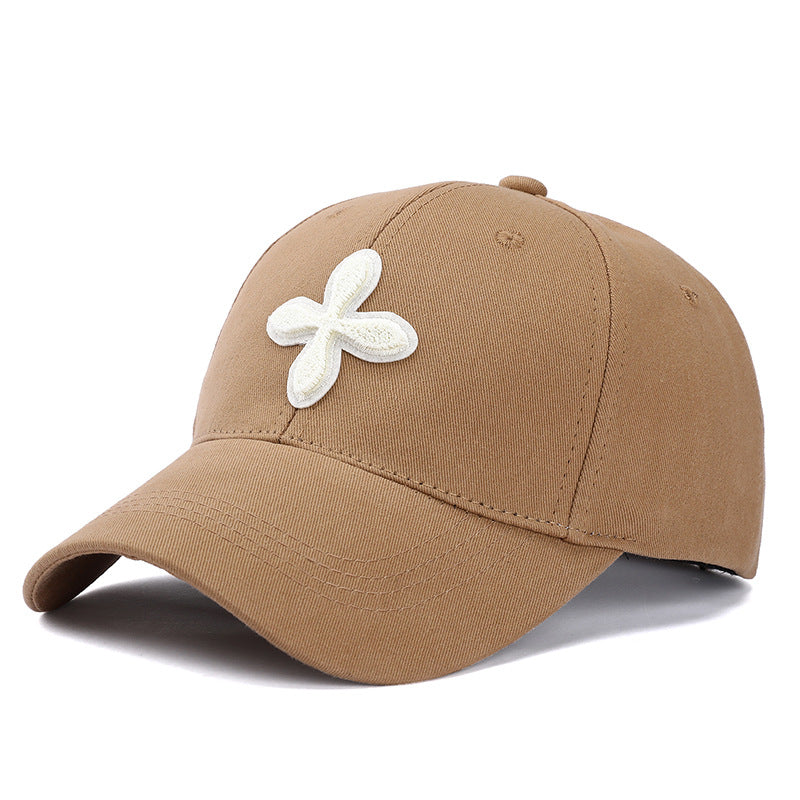 All-Season Embroidered Textured Sun Protection Baseball Cap