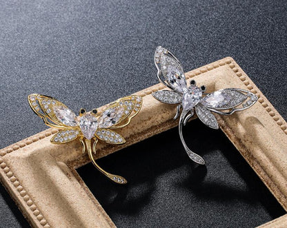 Insect-shaped brooches are versatile