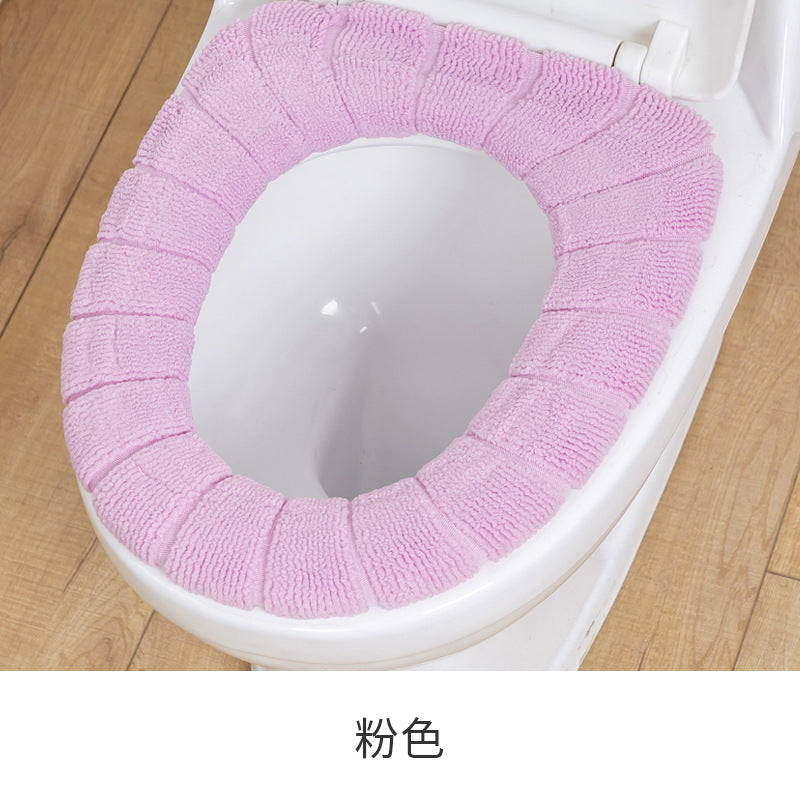 Winter Thick Plush Toilet Seat Cover, Universal for All Seasons