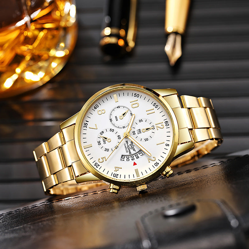 Men's Multifunctional Quartz Movement Watch