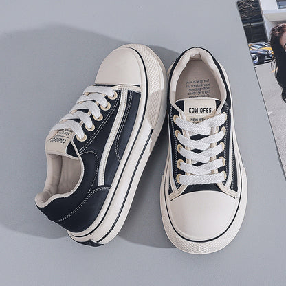 girl students' fashionable canvas shoes