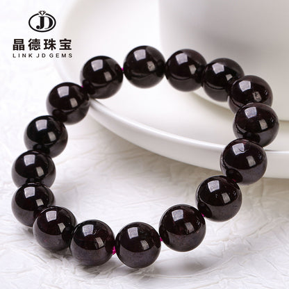 Natural Starlight Purple Teeth Black Bracelet