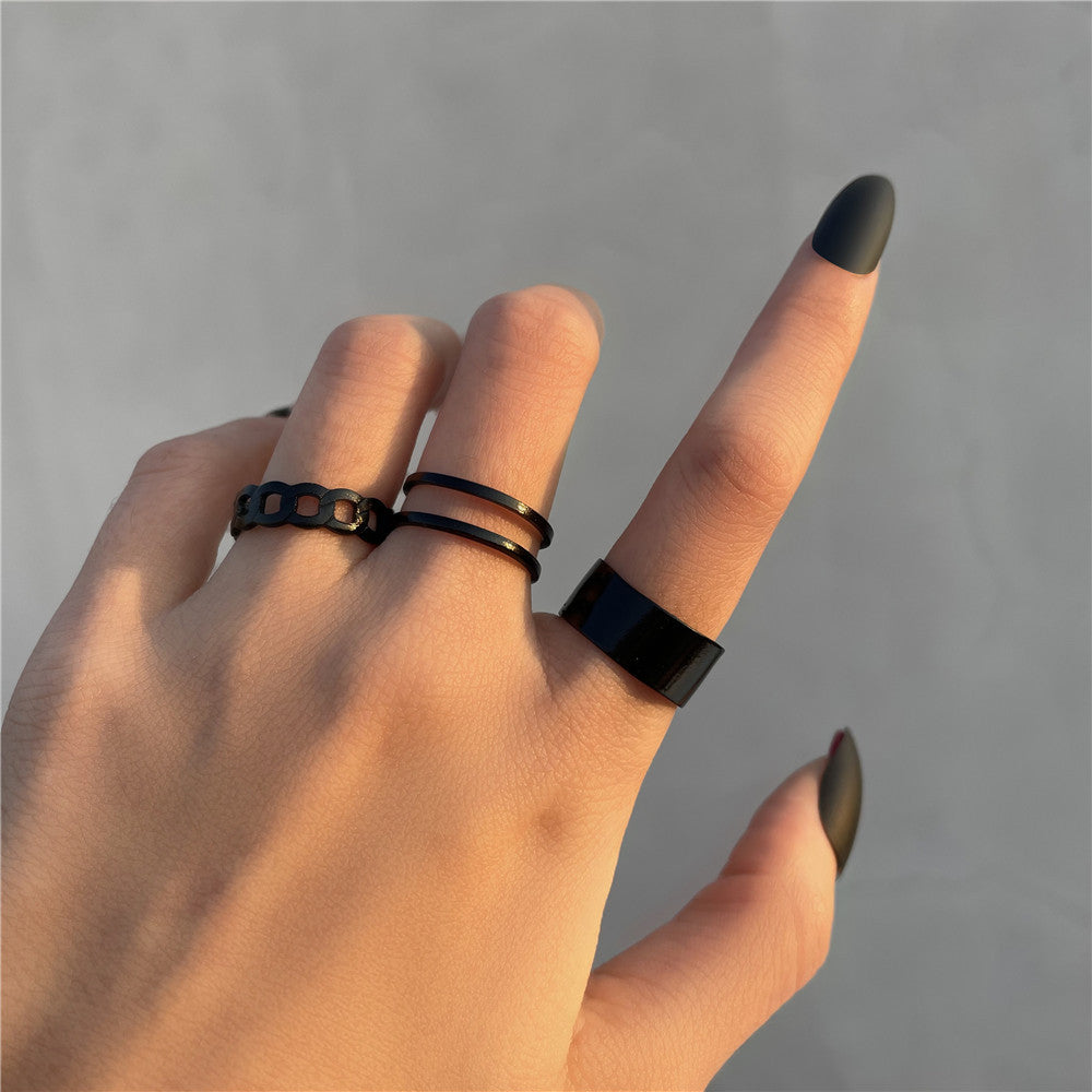 C-shaped ring set 3 pieces