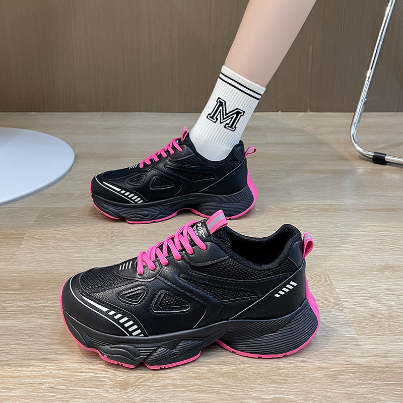 women's autumn casual thick sole sports shoes