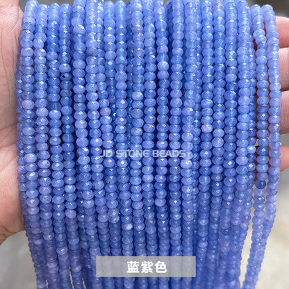 2 * 4Mm chalcedony abacus beads