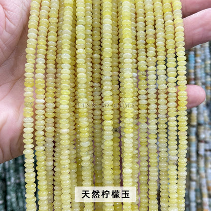 4 * 2Mm natural jade abacus beads loose beads