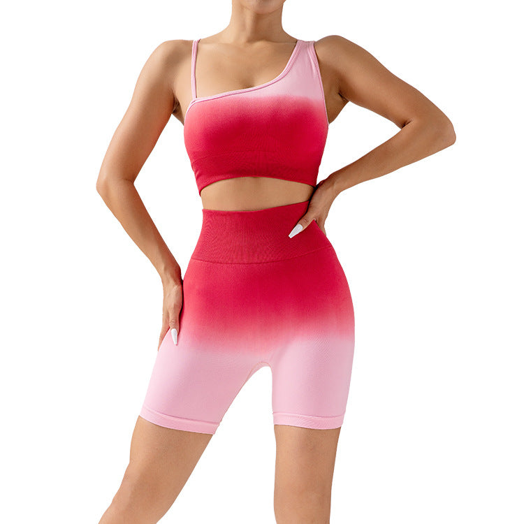 European Gradient Seamless Yoga Shorts