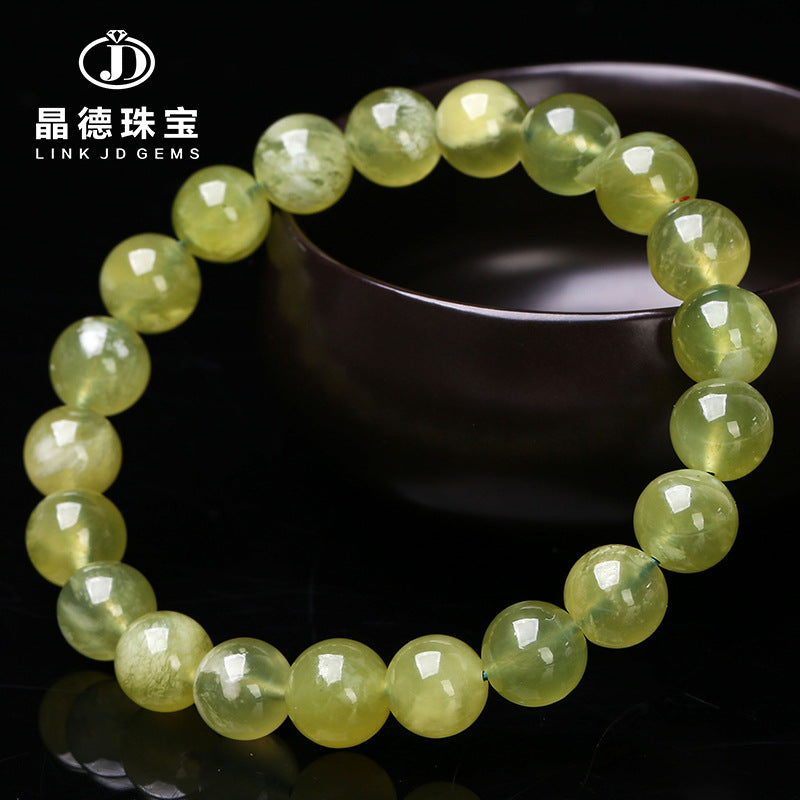 7A Natural Qingti Milk Cover Xiuyu Bracelet