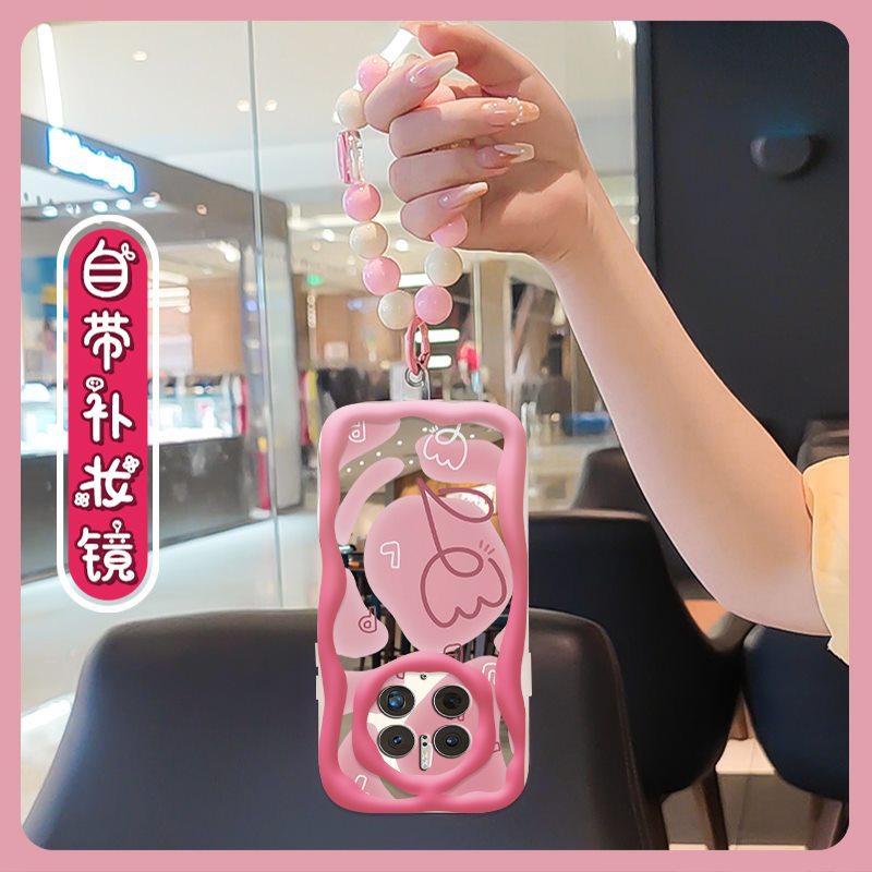 Mate50 Pro 3D Cute Mirror Soft Case