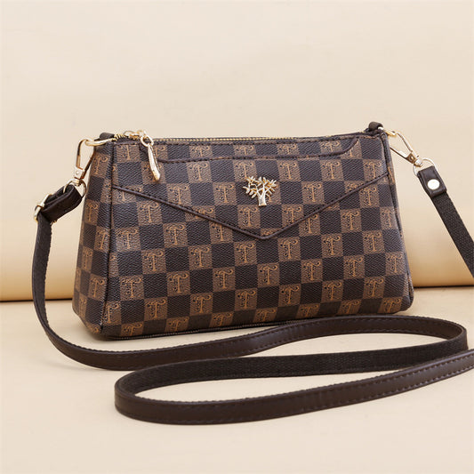 Letter Versatile Shoulder Small Square Bag