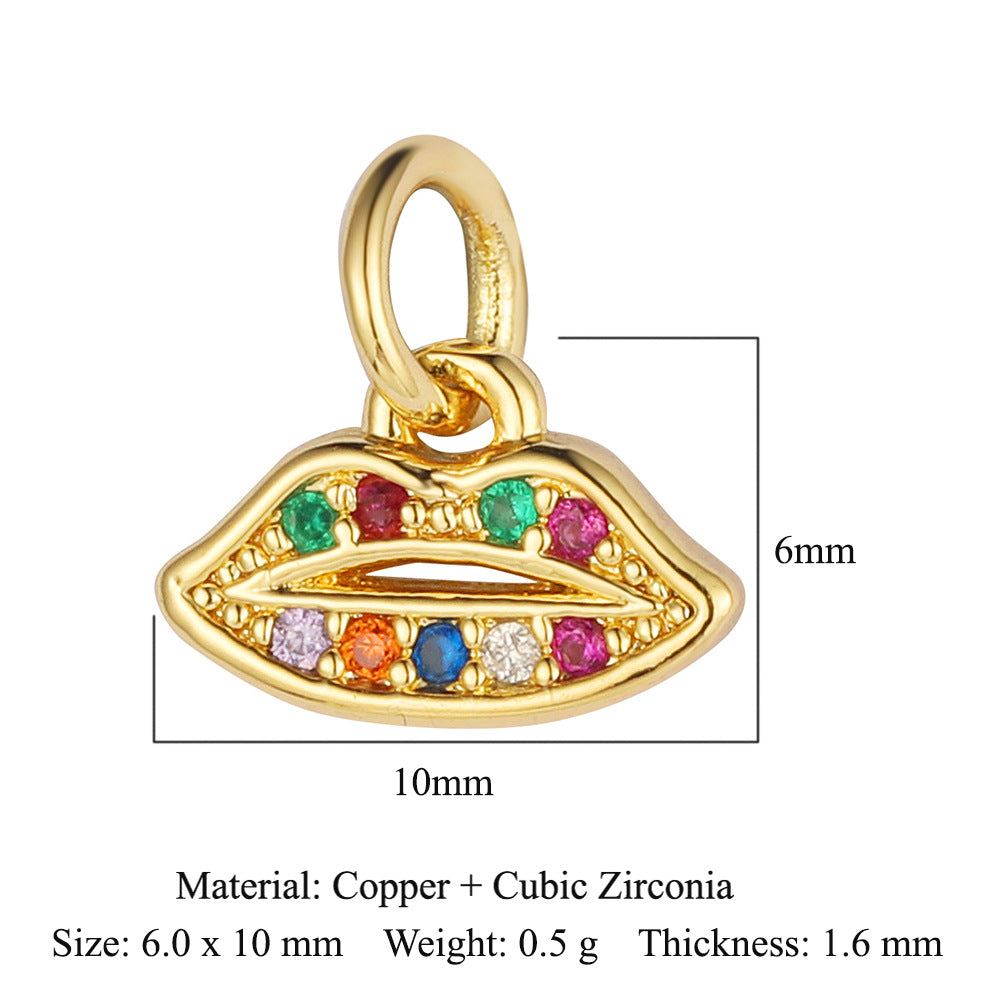 Lightning Crown Copper Zircon Pendant Accessories