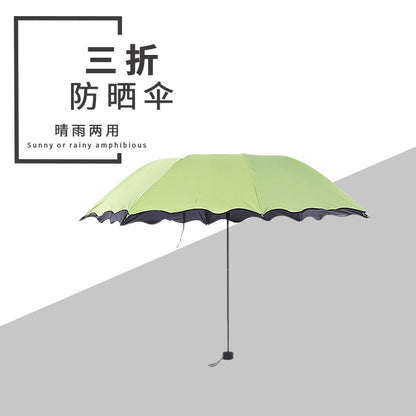 Macaron High-Value Umbrella Black Coated Gift Umbrella