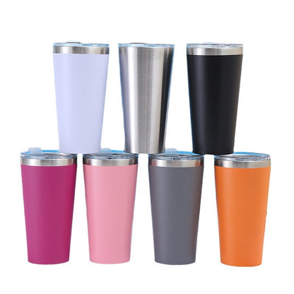 16Oz double layer vacuum stainless steel coffee cup