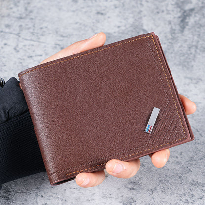 Thin soft leather wallet