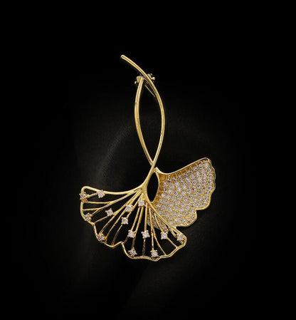 Ginkgo Biloba Brooch Accessories