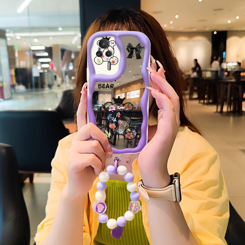 Redmi K60E Cute Tulip Mirror Case