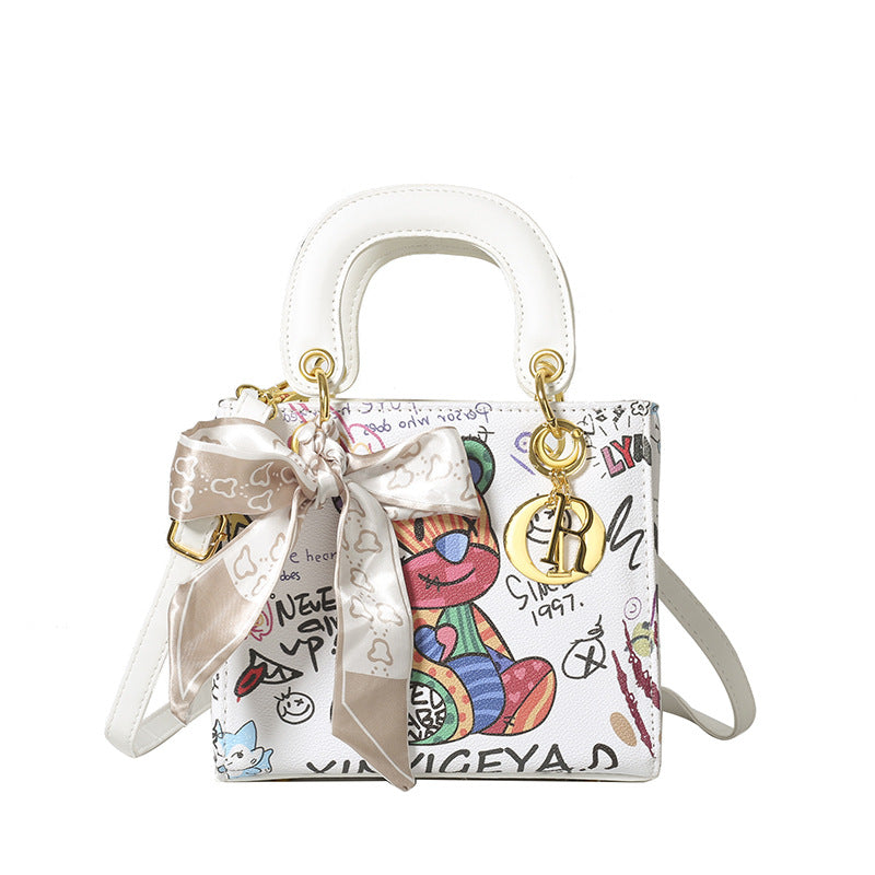 Printed cute graffiti bag wholesale